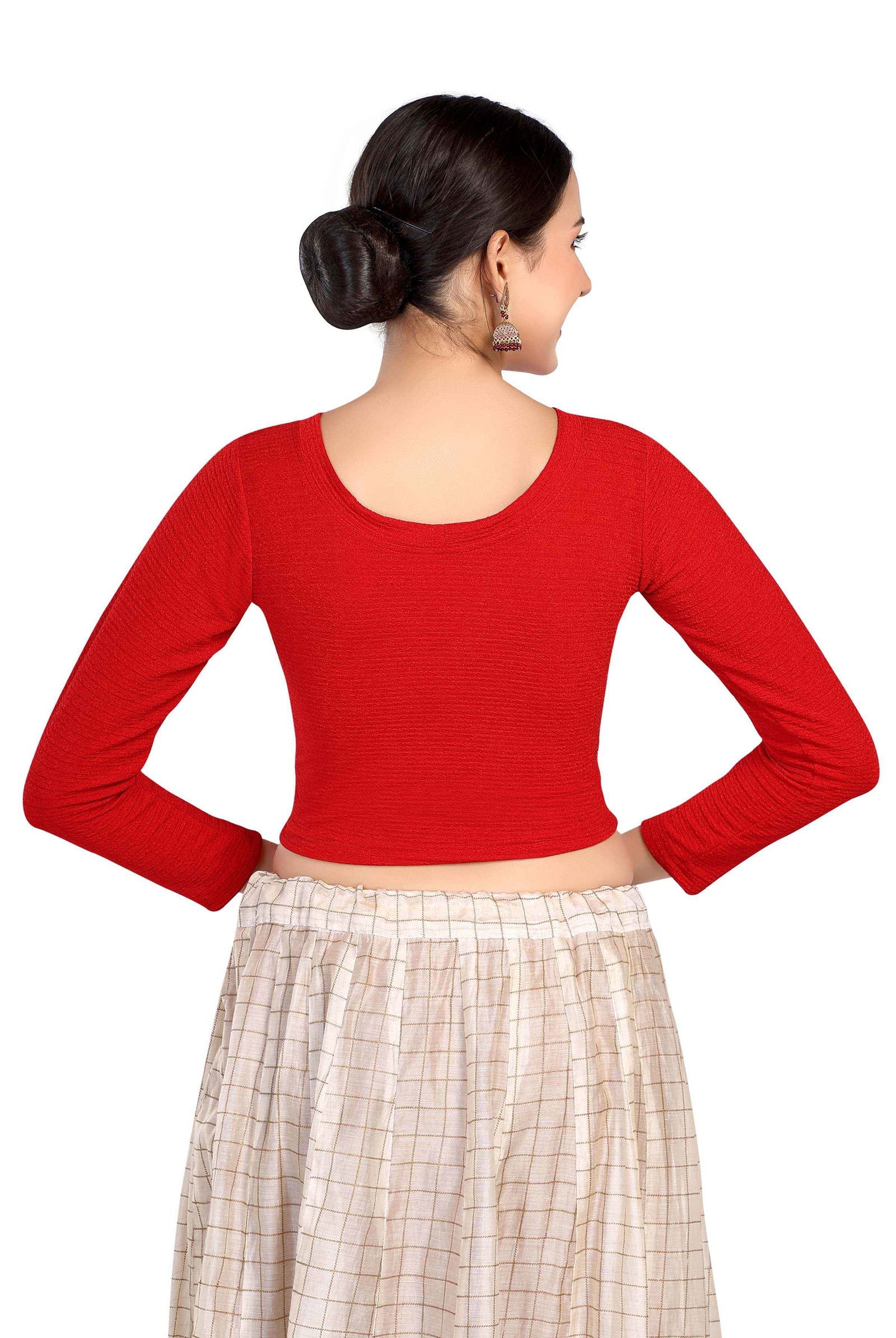 FINESTFIT STAY ON TREND ROUND NECKLINE FRONT BUTTON FULL SLEEVES.5000 - FINESTFIT