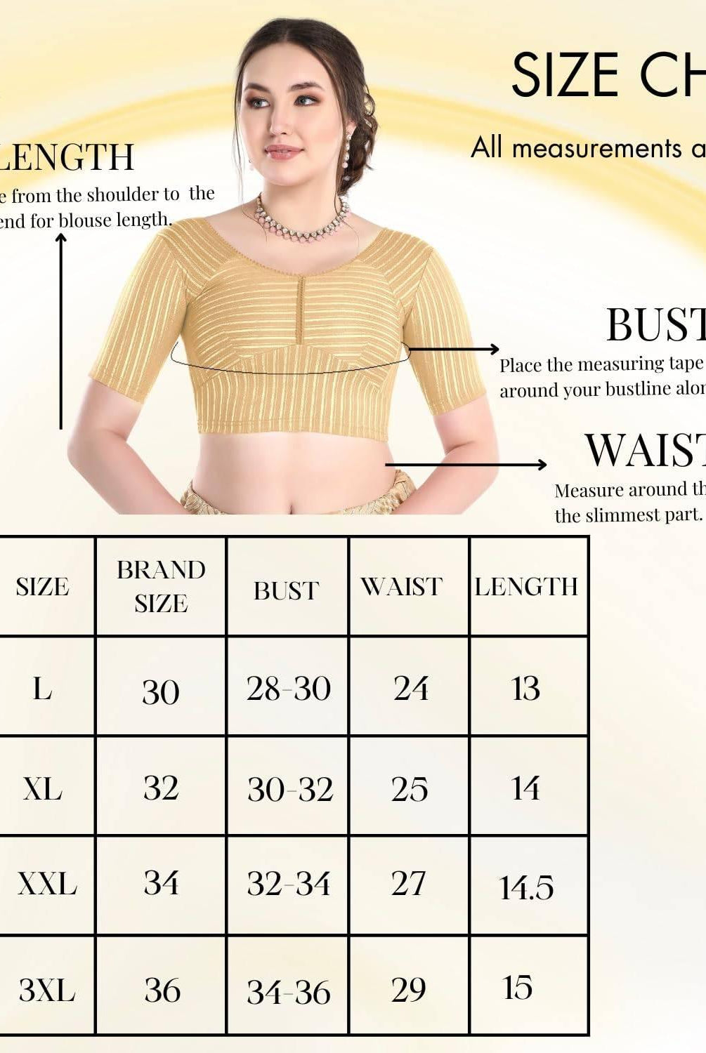 FINESTFIT Stay On Trend Latest Fashion 100% Cotton Dobby Readymade Blouses for Women,Round Neckline with Organza Balloon Sleeves.4520