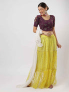 Stay On Trend: Latest Fashion Readymade Blouses for Women,round neckline with  criss-cross style sleeves.1655