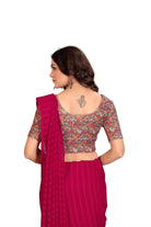 Stay On Trend: Latest Fashion Readymade Blouses for Women,round neckline ,elbow sleeves.29029