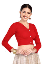 FINESTFIT STAY ON TREND ROUND NECKLINE FRONT BUTTON FULL SLEEVES.5000