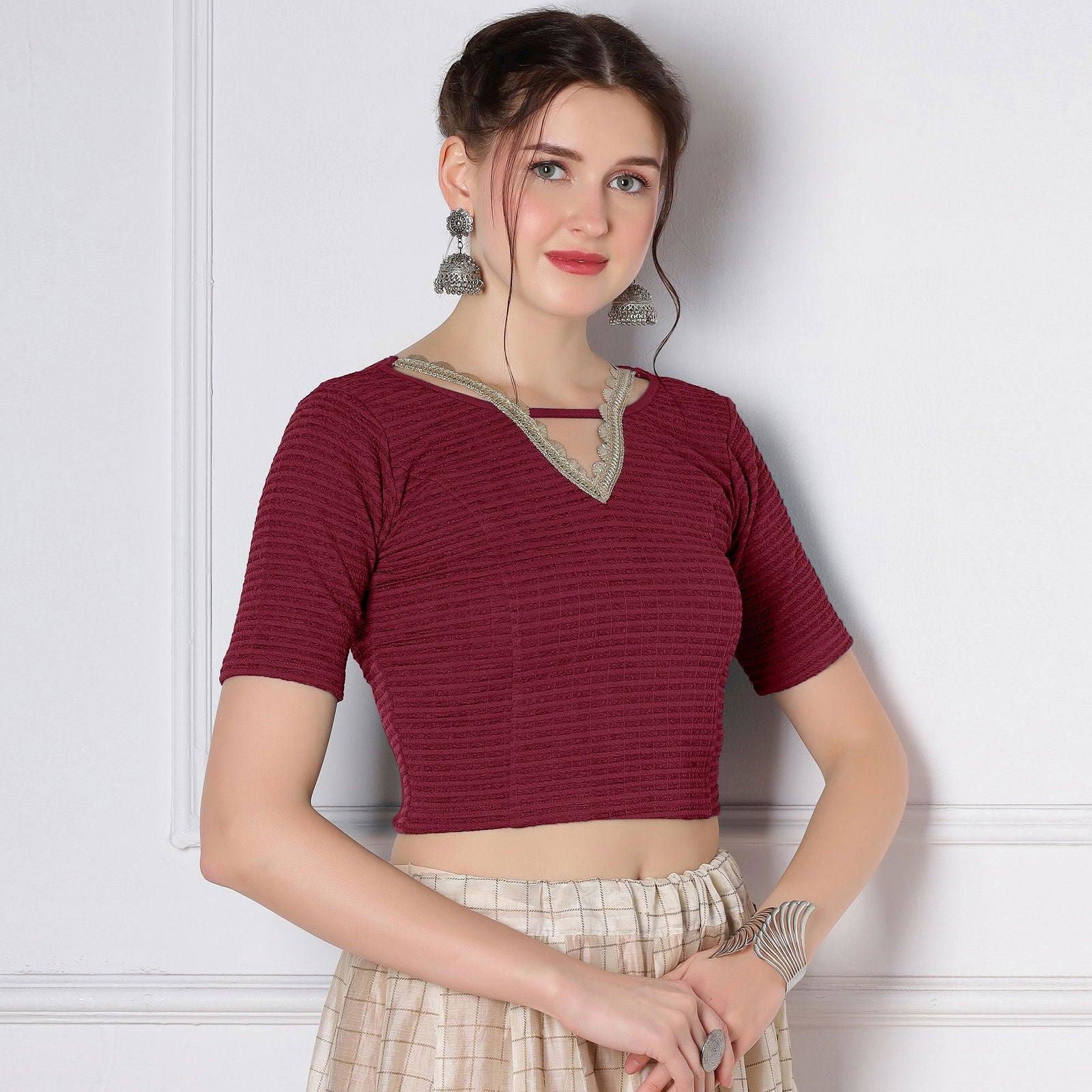 FINESTFIT Latest Fashion Ready made Blouses for Women D NO. 19825 - FINESTFIT