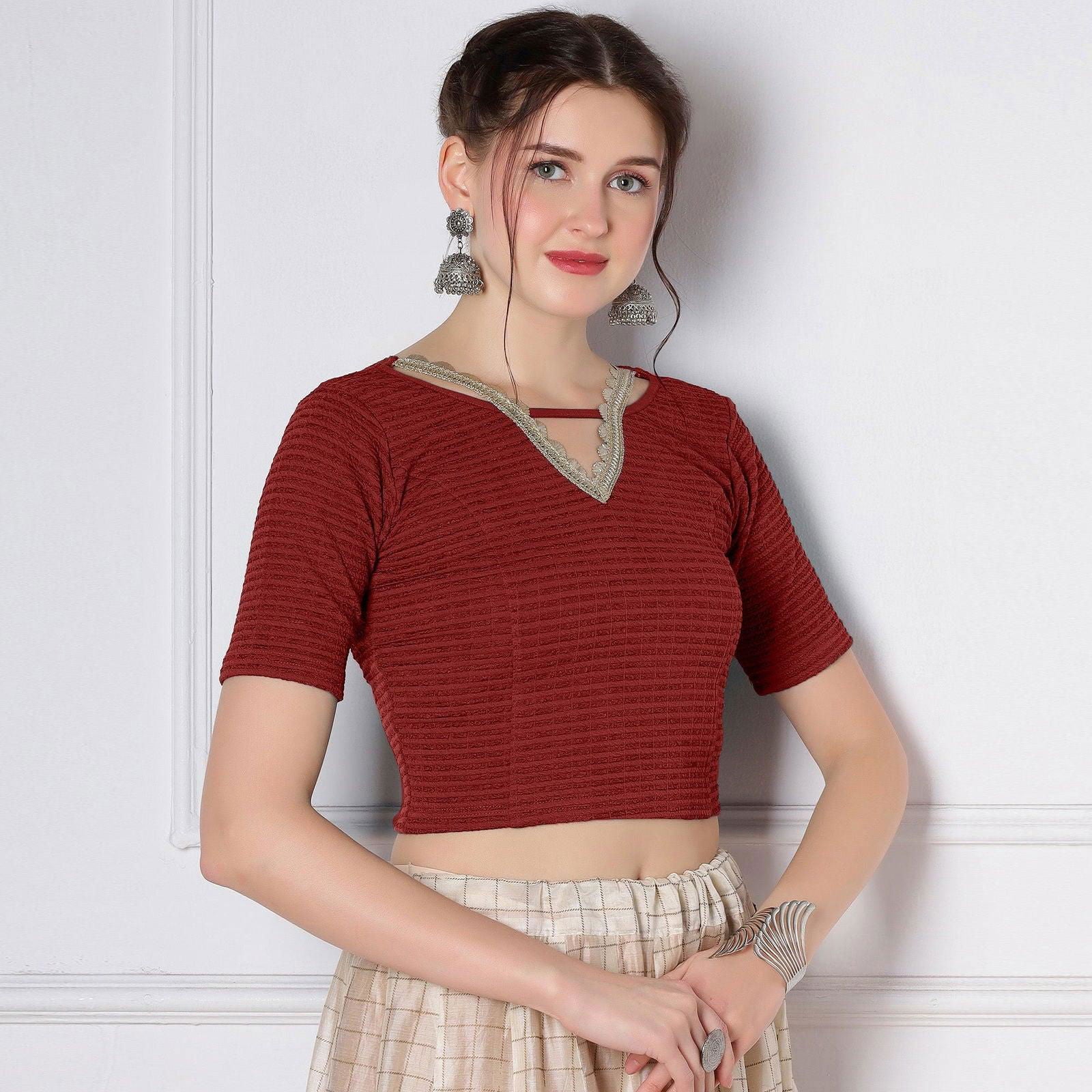 FINESTFIT Latest Fashion Ready made Blouses for Women D NO. 19825 - FINESTFIT