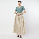 Stay On Trend: Latest Fashion Readymade Blouses for Women,round neckline ,adorned with hand dyed crochet lace on sleeves.32008 